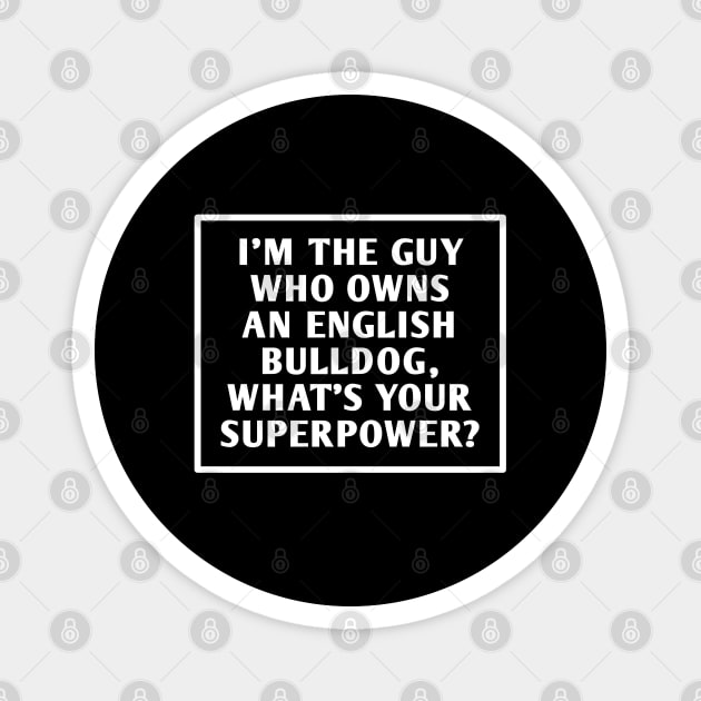 English Bulldog Magnet by BlackMeme94